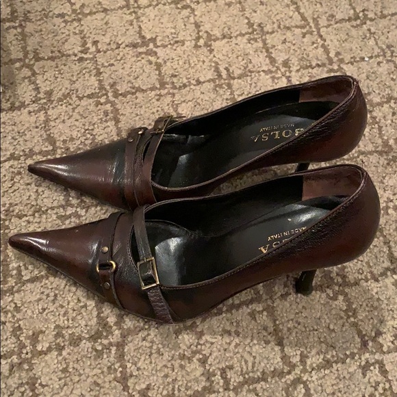 Brown low heels - Picture 2 of 3